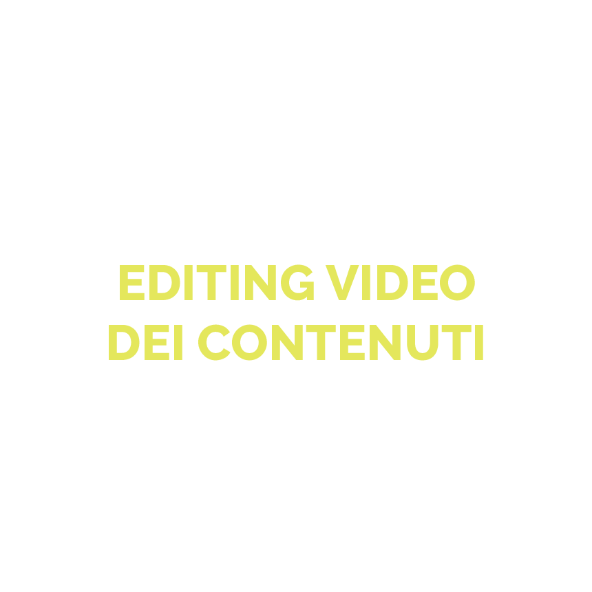 editing video dei contenuti icona