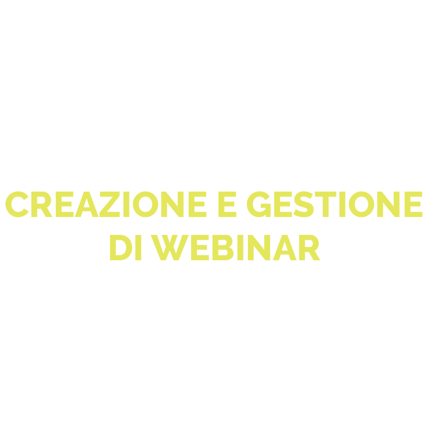 Creazione e gestione webinar